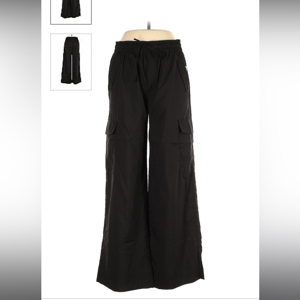 old navy Black cargo  pants with adjustable waist
